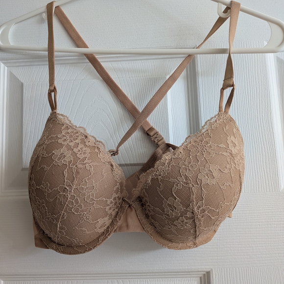 Victoria's Secret Other - Victoria's Secret Lace Detail Brown Bra